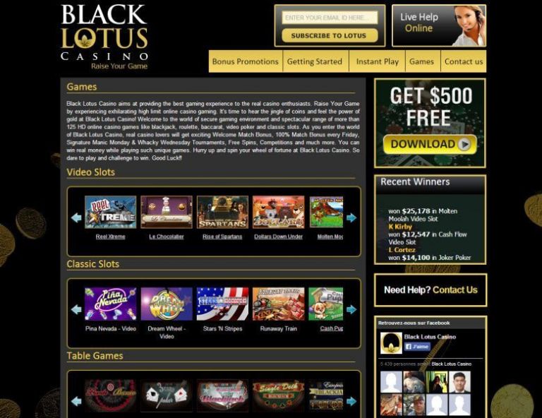 Black lotus casino