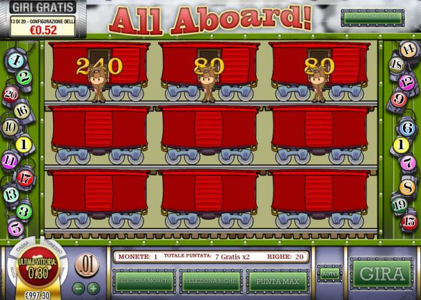 all aboard casino game