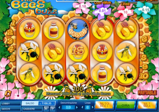 bumble bee slot machine