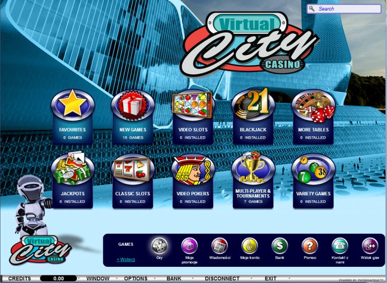 virtual city casino login