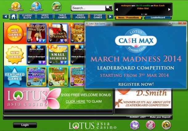 Играем в онлайн казино Lotus Asia и получаем отличные бонусы