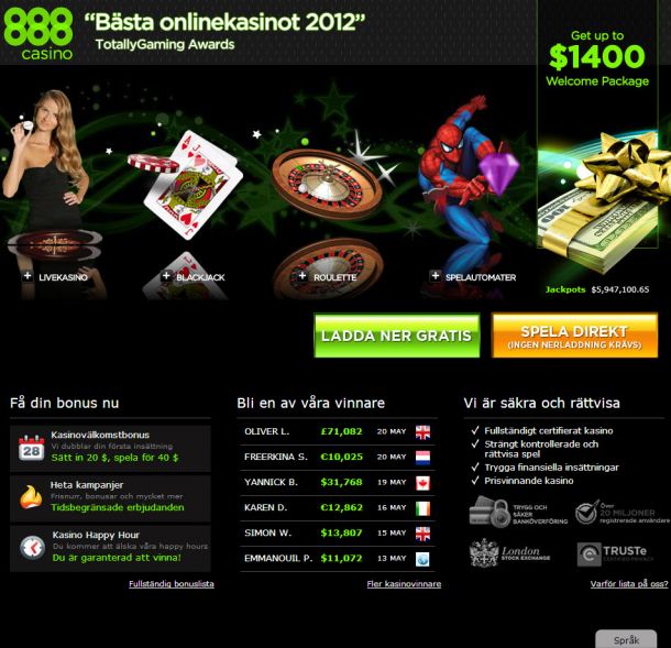 instal 888 Casino USA