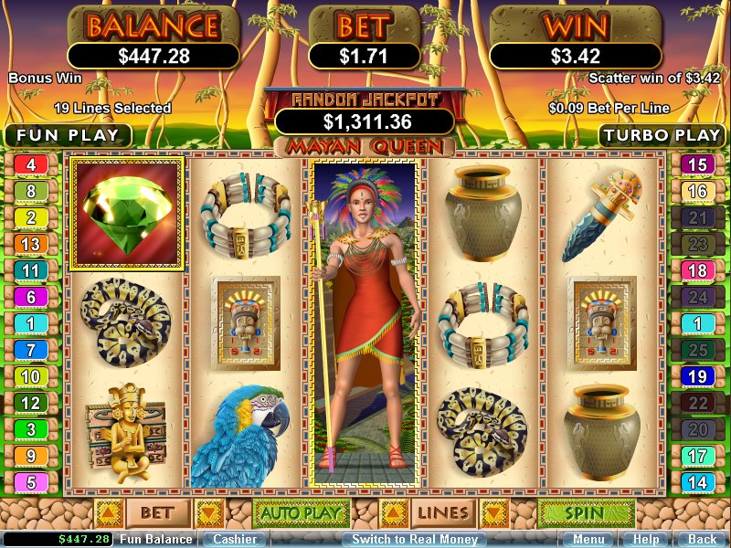 mayan slot game