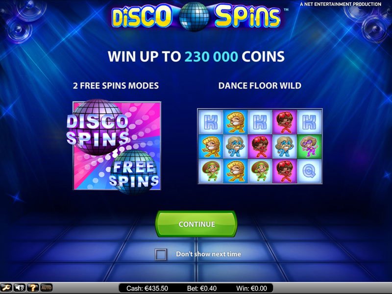 disco spins casino