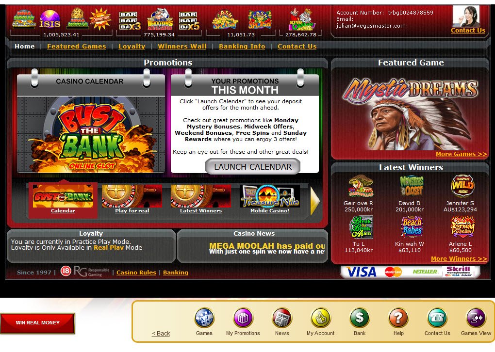 casino online promo code