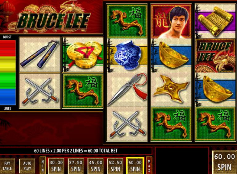 bruce lee slot machine