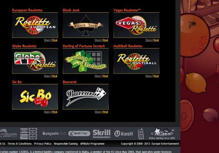 4 star games casino no deposit bonus